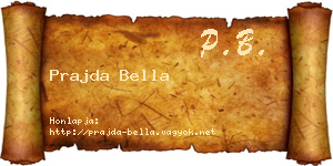 Prajda Bella névjegykártya